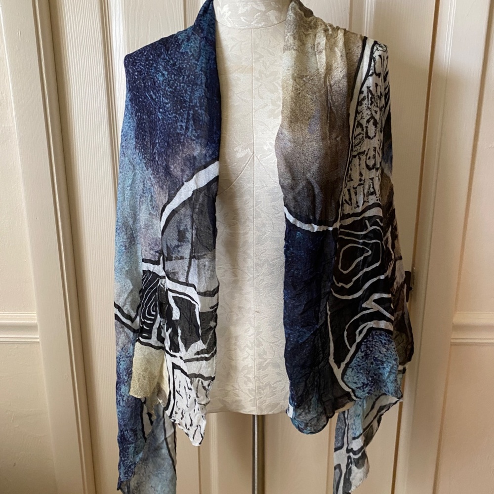 Dolcezza Scarf - Blue Mood - OVERSIZE - NWOT